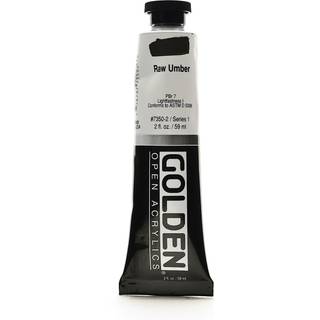 ?bn langsomt?rrende akryl af Golden Raw Umber 2 fl oz. R?r professionel akrylmaling semi-opaque
