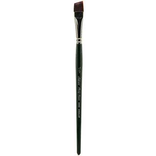 Silver Brush Limited 2506S1/2 Ruby Satin Angle Brush til v?ske og flow akrylst?rrelse 1/2 tommer kort h?ndtag