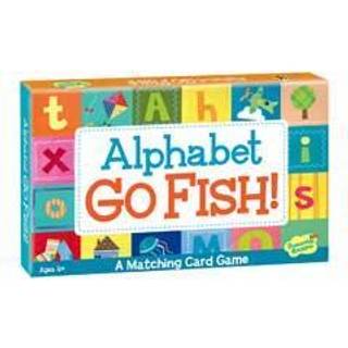 PEACEABLE KONGERIGE ALFABET GO FISH LOGT MATCHING CARD Game med 52 store kort kortspil til børn i alderen 4 2 til 6 spillere