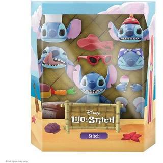 Super7 Ultimates! Disney Stitch - 7 """" Disney Action Figur med tilbeh?r Klassiske Disney Collectibles og Retro Toys
