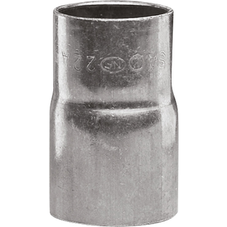 lodde reduktion 12 - 10 mm. Med en loddemuffe og en glat ende