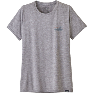 Patagonia Women's Cap Cool Daily Graphic Shirt Funktionsshirt Damer størrelse S farve grå