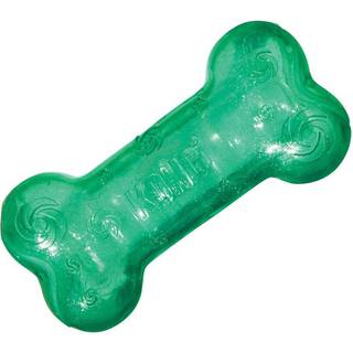 Kong - Squeezz Crackle Bone - St?rk indend?rs/udend?rs hundeleget?j - til mellemstore hunde (forskellige farver)