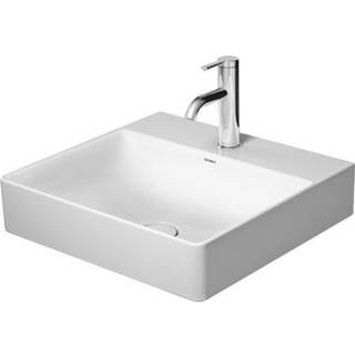Duravit DuraSquare Håndvask 50x47 cm uden hanehul til bord montering (slebet underkant)