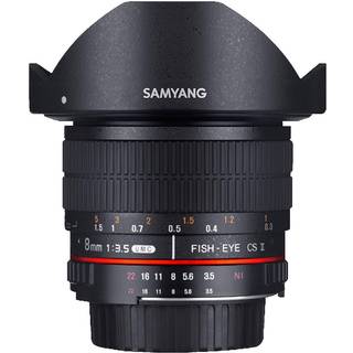 Samyang 8mm Fisheye f/3,5 CSII (APS C) MFT