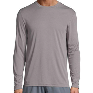 Voksen cool dri med friskiq langærmet performance t -shirt - sort - S (D0102HI3FIV)