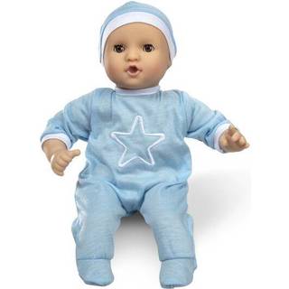 Melissa & Doug Mine to Love Jordan 12 Light Skin Tone Boy Doll med Romper Cap Pacifier