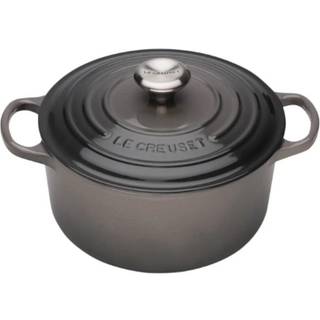 Le Creuset Signature støbejern rund gryde Ø24 cm flint