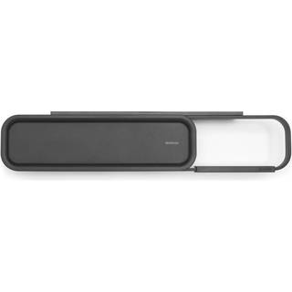 Toiletrullerholder m. hylde Mineral Infinite Grey