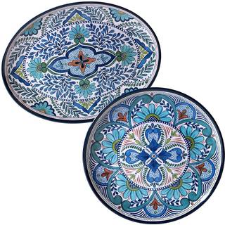 Cerified International Talavera 2-delt melaminfad s?t flerfarvet