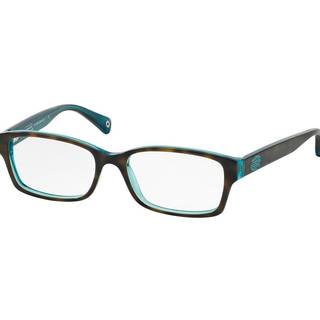 Coach HC6040 BROOKLYN 5116 52 Briller Kvinder Tortoiseshell - Dark Tortoise Blue - 52mm