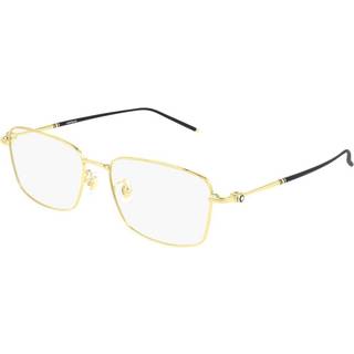 Montblanc Mand MB0140OK 004 Optiske stel Metal Guld Firkantet