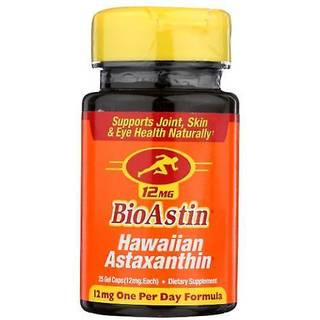 Cyanotech Co - Bioastin Astaxanthin 12 mg, 25 kapsler