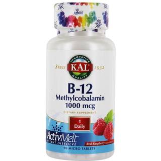 KAL B-12 Methylcobalamin - 90 tabl.