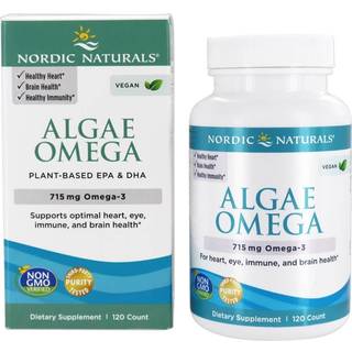 Alger Omega, 715 mg Omega-3 - 120 bløde kapsler