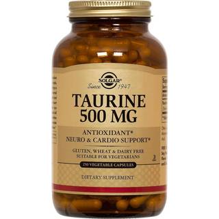Solgar - Taurin 500 mg, 250 vegetabilske kapsler