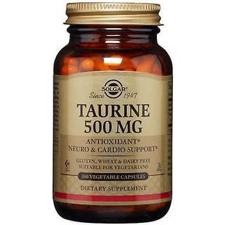 Solgar - Taurin 500 mg, 100 vegetabilske kapsler