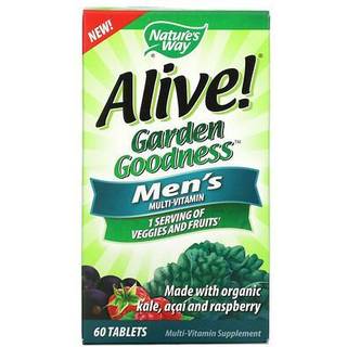 Nature's Way – Alive! Garden Goodness for Men 60 Tabletter