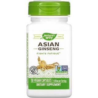 Nature's Way – Asian Ginseng 50 kapsler
