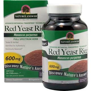 Rød Gær Ris, 600 mg - 90 vegetabilske kapsler