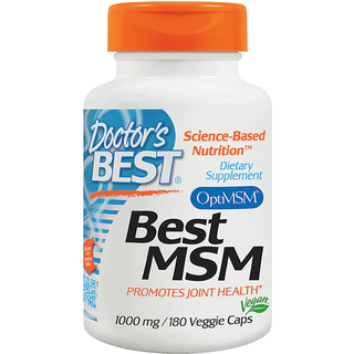 MSM med OptiMSM Vegansk, 1000 mg - 180 kapsler