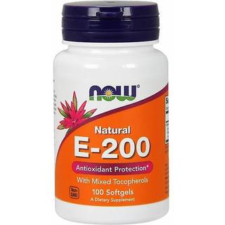 Vitamin E-200 - Naturligt (blandede tocopheroler) - 100 softgels