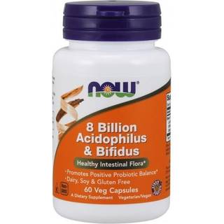 NOW Foods 8 Milliard Acidophilus & Bifidus kapsler