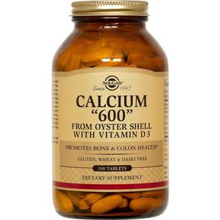 Solgar - Calcium 600 fra Østersskaller med Vitamin D3 240 tabletter
