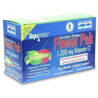 Trace Minerals Electrolyte Stamina Power Pak, Cherry/Lime, 30-pak