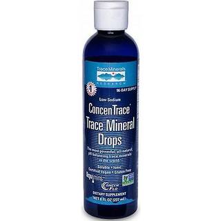 Trace Minerals Lavnatrium ConcenTrace® Spor Mineral Dråber-Glas