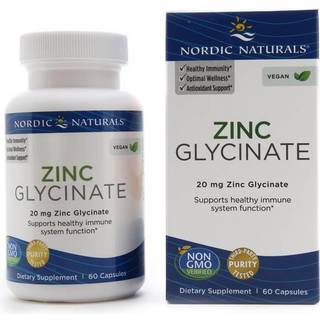 Zinkglycinat, 20 mg - 60 kapsler