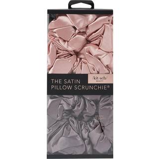 Kitsch satin h?r scrunchies til kvinder - bl?dere end silke scrunchies til h?r | Satin Scrunchies for piger | Satinh?rb?nd til kvinder silkeh?rbi