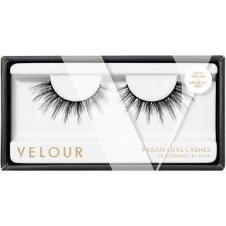 Velour Vegan Luxe Eyelashes - Luksuri?se naturlige falske vipper - Letv?gts genanvendelige h?ndlavede falske vipper - slid op til 25 gange - 100%