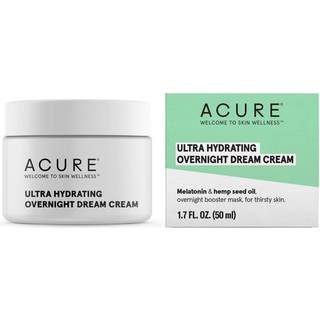 ACURE Ultra Hydrating Fugtgivende natcreme og maske 50 ml - 50 ml