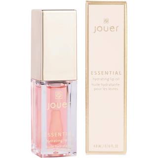 Jouer Essential Hydrating Lip Oil - Fugtgivende t?r l?be -behandling Serum - Duftfri klar l?beolie - Jojoba fr?olie og abrikosolie Formel Natural