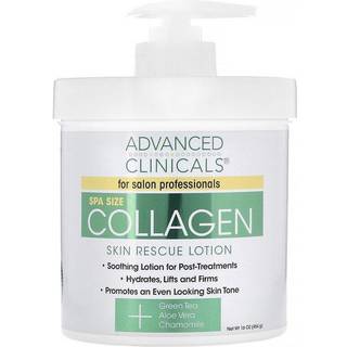 Advanced Clinicals Collagen Skin Rescue Lotion - 454 g Fugtgivende, opstrammende formel til ungdommelig hud