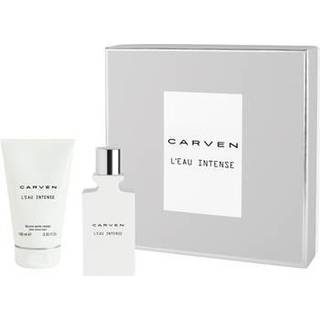 Leau Intense af Carven for Men - 2 Pc Gift Set 1,66 oz EDT Spray 3.33oz efter barberbalsam