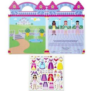 Melissa & Doug Genanvendelige puffy-klistermærker Legesæt Prinsesse