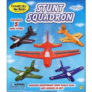 Kreativitet til b?rn Stunt Squadron Craft Kit - Opret 5 skum fly