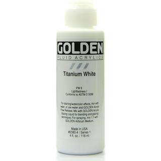 Golden Fluid Acrylics 118 ml - 2380 Titanium White