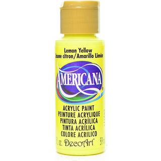 Decoart akrylmaling 2 fl oz (pakke med 1) citron gul