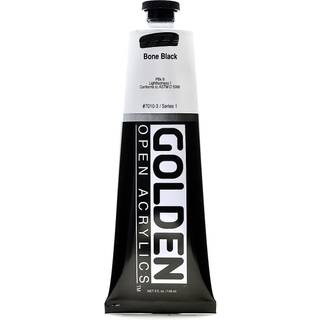 ?bn langsomt?rrende akryl af Golden Bone Black 5 fl oz. R?r professionel akrylmaling halvtransparent