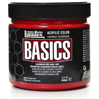Liquitex Basics Acryl Maling 946ml (32-oz) Jar Cadmium Red Deep Hue