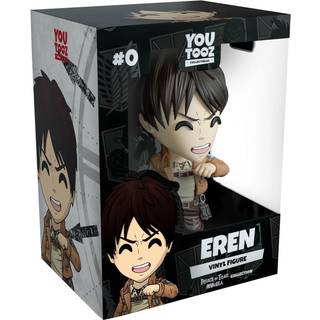 YouTooz Eren vinyl Figur 4.5 """" Anime figurer Eren Yeager fra Attack on Titan Anime Series Detaljeret samlerobjekter - YouTooz -angreb p? Titan C