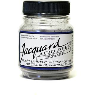 Jacquard Acid Dye - Navy Blue - 1/2 oz netto WT - Acid Dye For Wool - Silk - Feathers - and Nylons - Brilliant Colorfast and Meget koncentreret