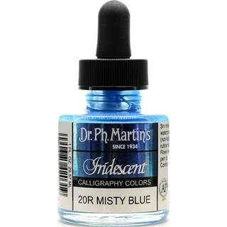 Dr. Ph. Martins iriserende kalligrafi farve (20R) bl?kflaske 1.0 oz Misty Blue 1 -flaske
