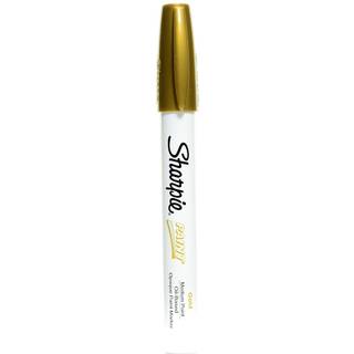 Sharpie Oil -baseret malingsmark?r Medium Point Metallic Gold 1 Count - Fantastisk til rockmaleri