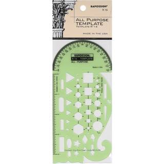 Rapidesign all-purpose skabelon 1 hver (R16)