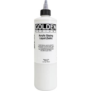 Golden Acryl Med 16 Oz Glaze Liquid Satin
