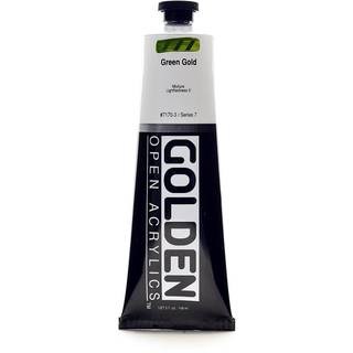 ?ben langsomt?rrende akryl af Golden Green Gold 5 fl oz. R?r professionel akrylmaling halvtransparent